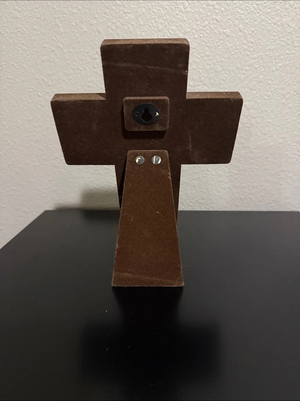 My Rock Brown Inspirational Cross - Wall Art